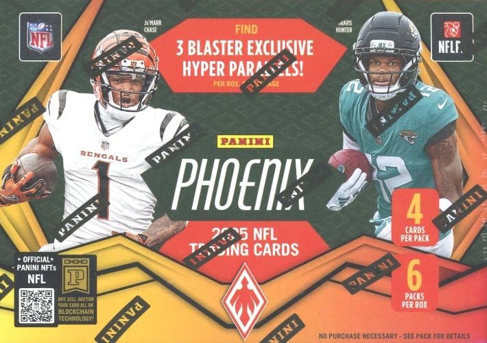 2025 Panini PHOENIX Football EXCLUSIVE Factory Sealed Blaster Box with (3) EXCLUSIVE HYPER...