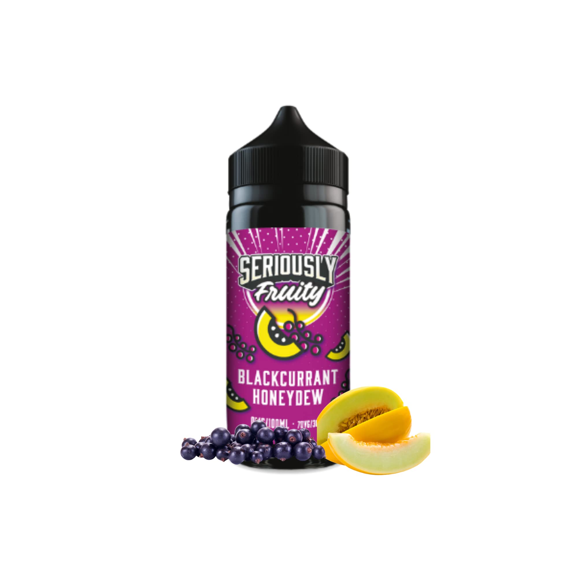Seriously Blackcurrant Honeydew E Liquid Vape Doozy Juice Liquid 0MG 100ml Shortfill No Nicotine