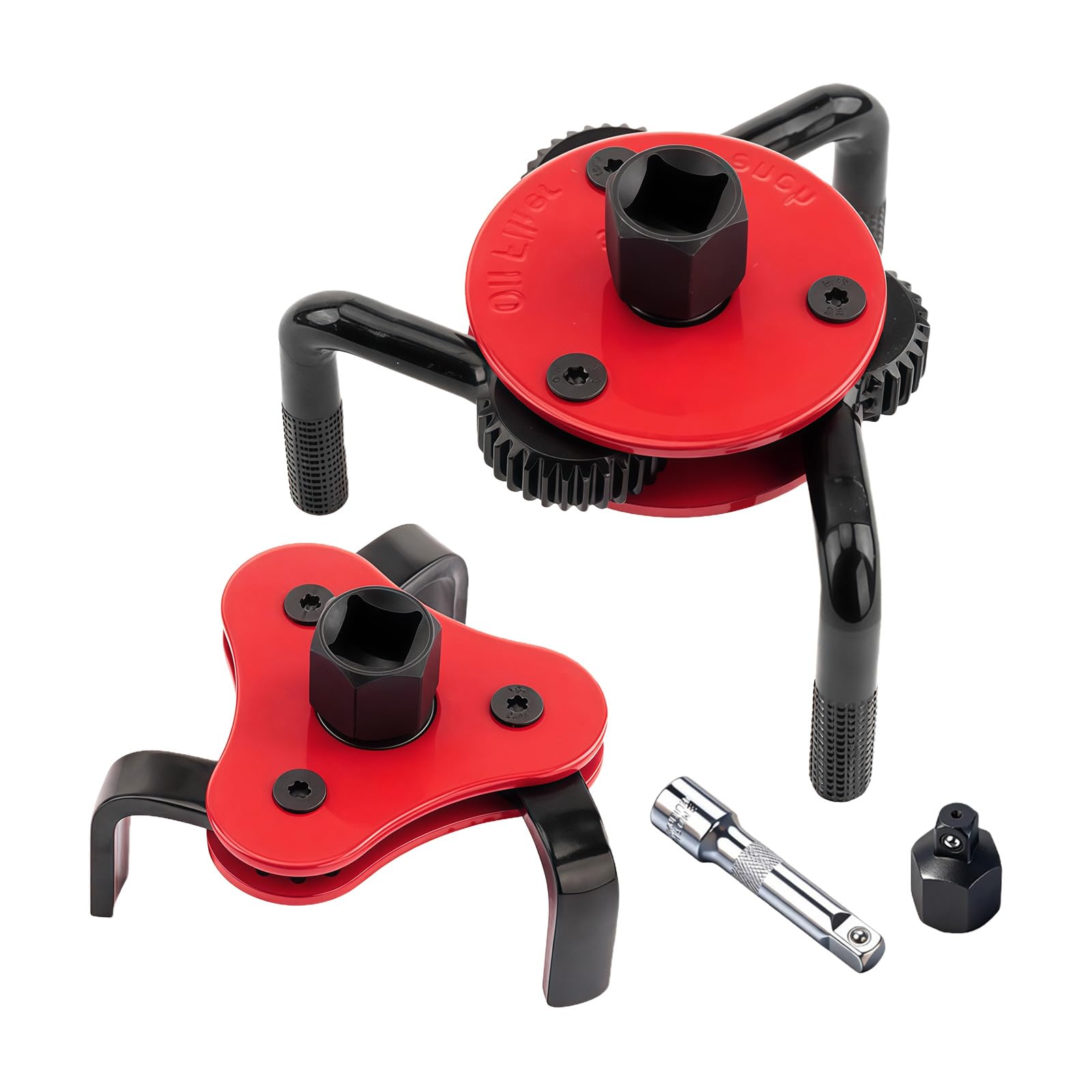 Generisch Universeller Dreibacken Ölfilterschlüssel bis 120 mm, geeignet für PKW, LKW, Motorräder, verstellbar, ergonomisches Design, LKW Entferner