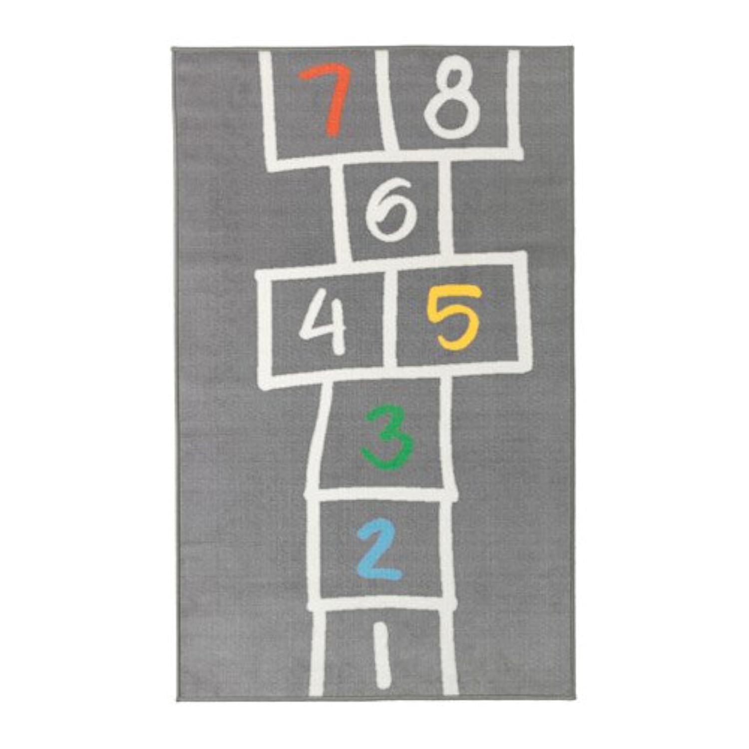 Ikea HEMMAHOS Teppich in grau, (100x160cm)