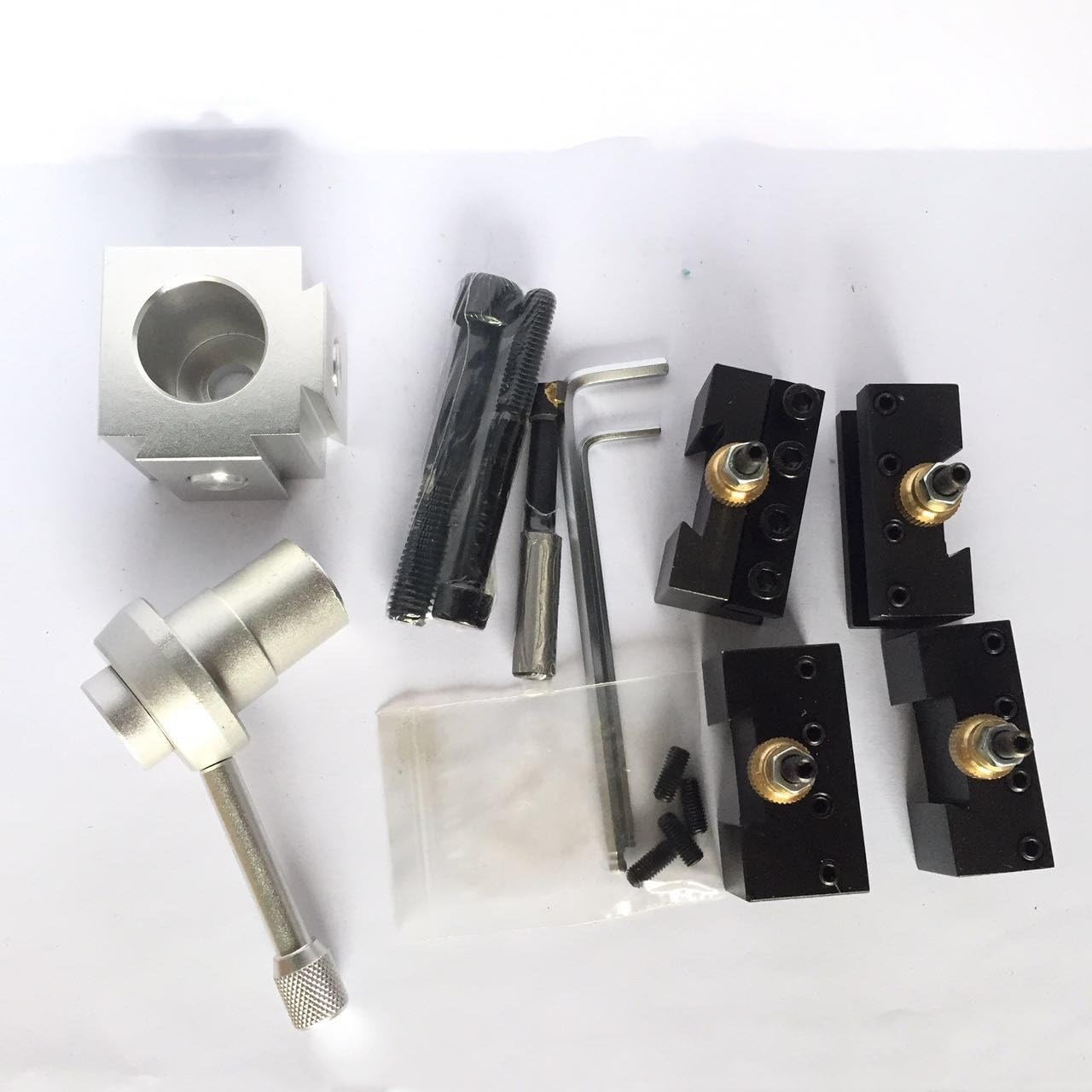 Mini Metal Quick Change Tool Post Holder Boring/Turning Facing Holder