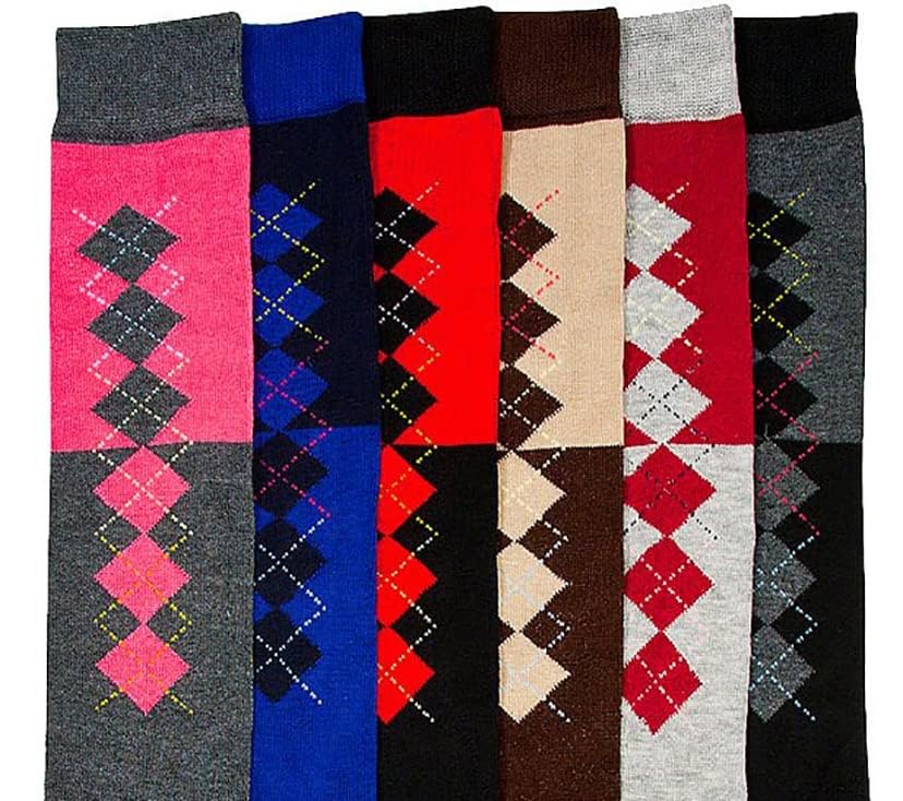 Image of ToBeInStyle Women's Pack of 6 or 12 Knee High Socks