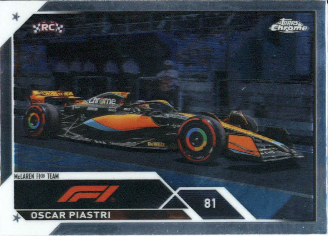 Amazon.com: 2023 Topps Chrome Formula 1#42 Oscar Piastri Rookie 