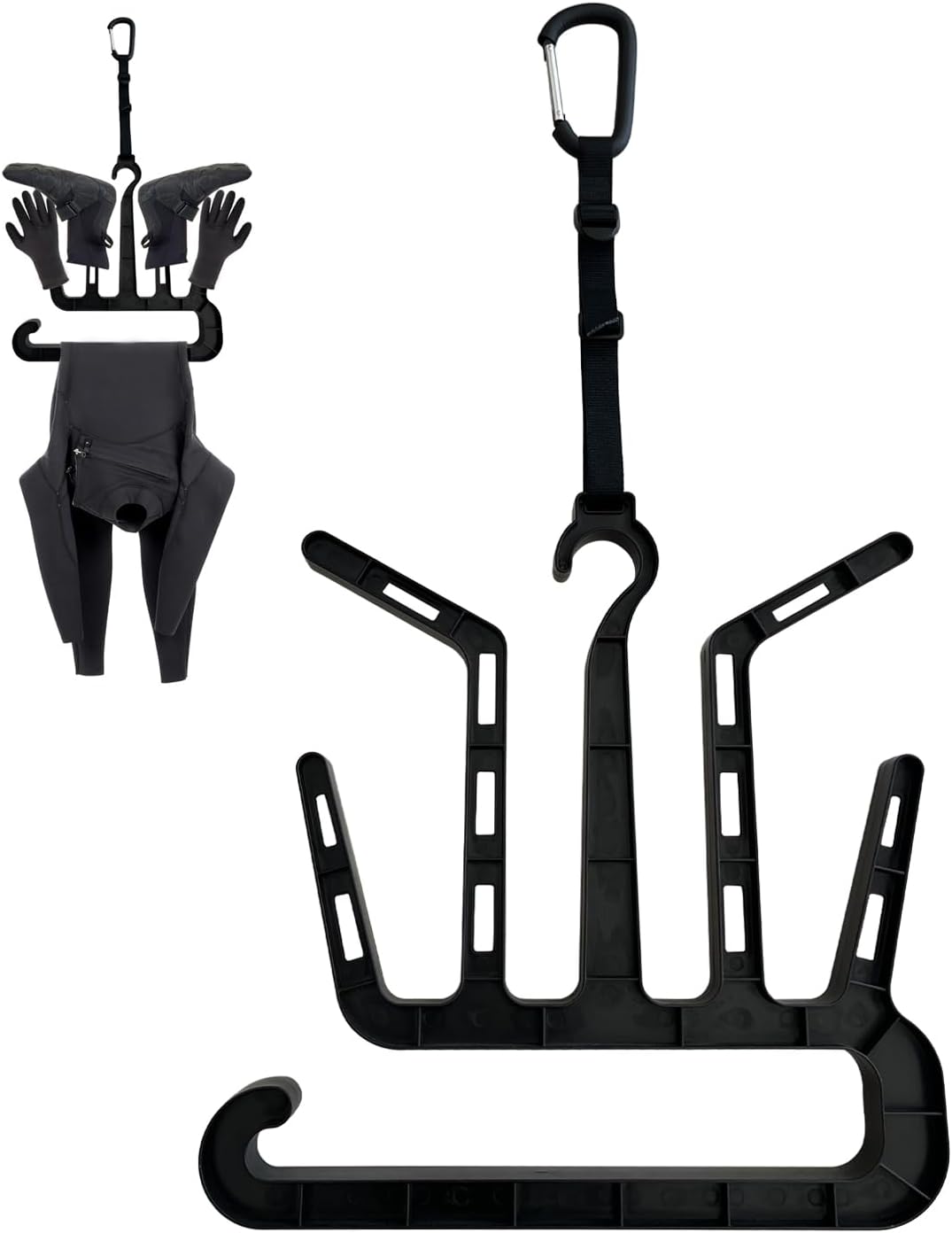 Wetsuit Hanger Quick Dry Multi-Purpose Hanger for Scuba Diving, Surfing - Holds Wetsuit, Gloves, Boots Space Saving Dive Hanger Package for Drying Storage Travel Use