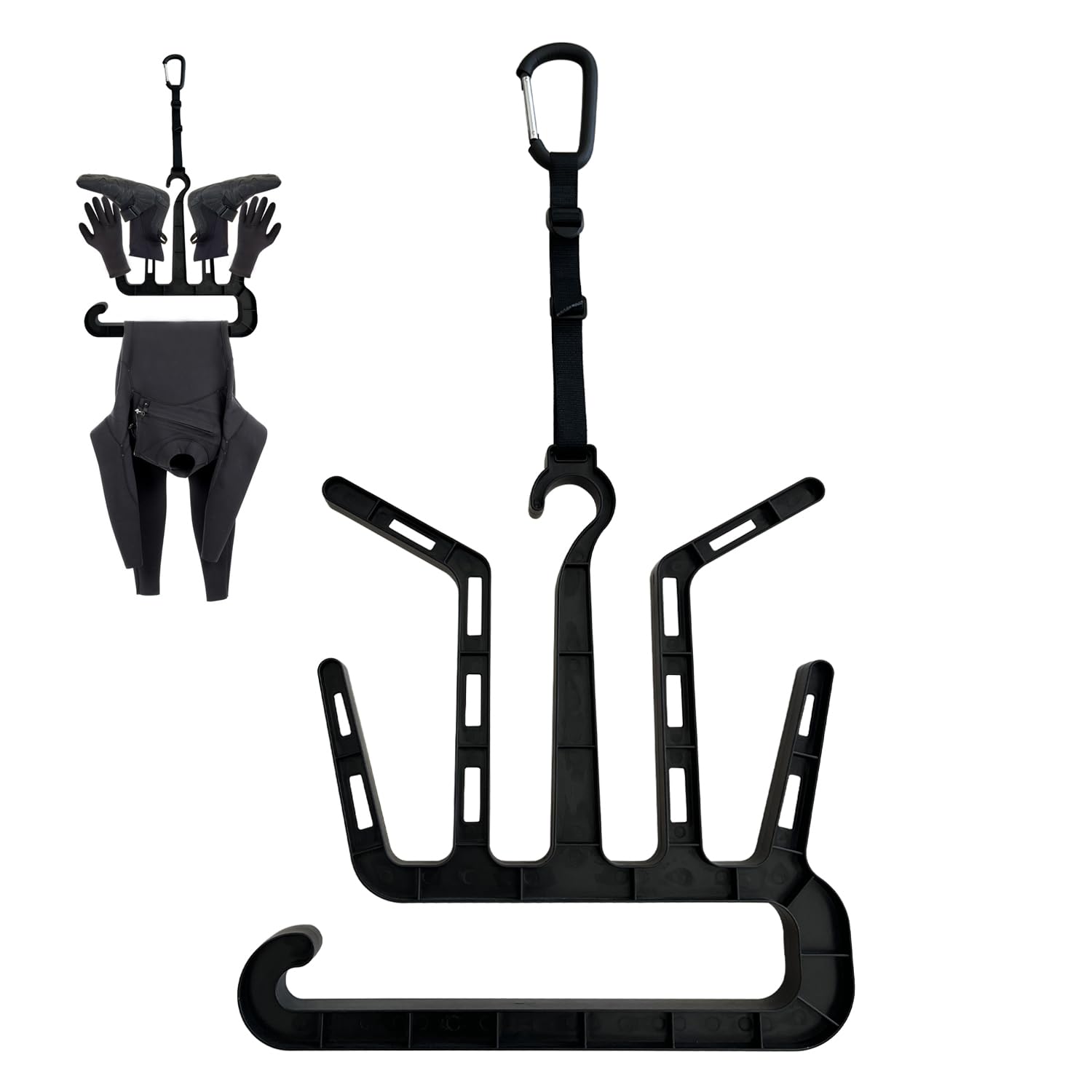 ASMSW Wetsuit Hanger Quick Dry Multi-Purpose Hanger for Scuba Diving, Surfing - Holds Wetsuit, Gloves, Boots Space Saving Dive Hanger Package for Drying Storage Travel Use