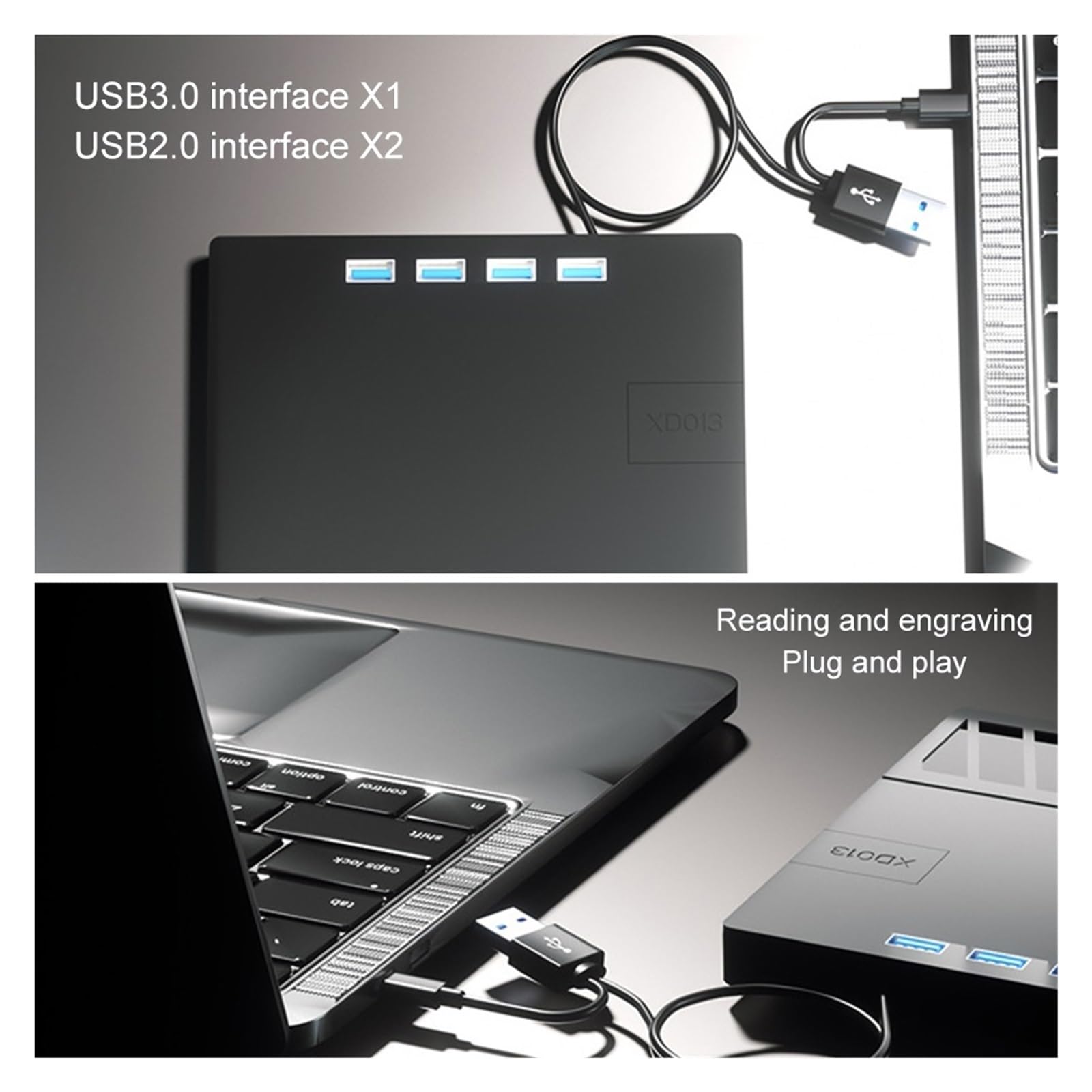 Odtwarzacz DVD Z Nagrywarką 7 W 1 USB 3.0 Typu C, Smukły, Przenośny CD OszczęDność Miejsca