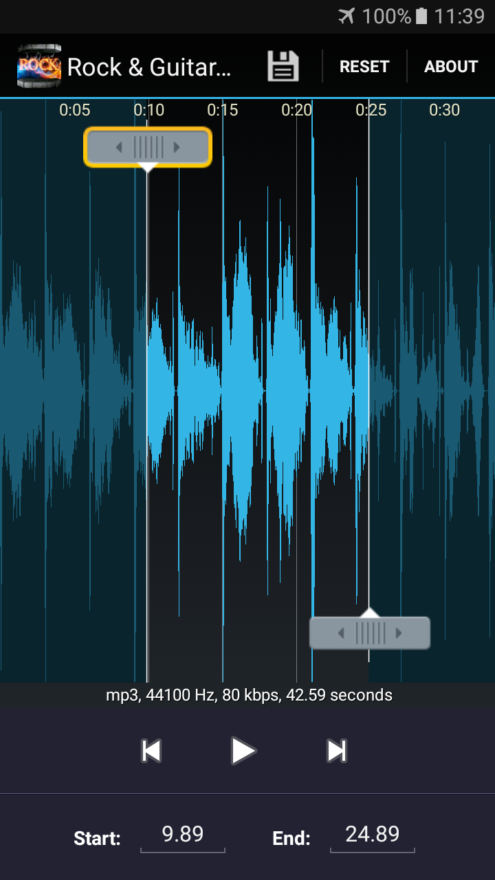 Rock & Guitar Ringtones App on Amazon Appstore