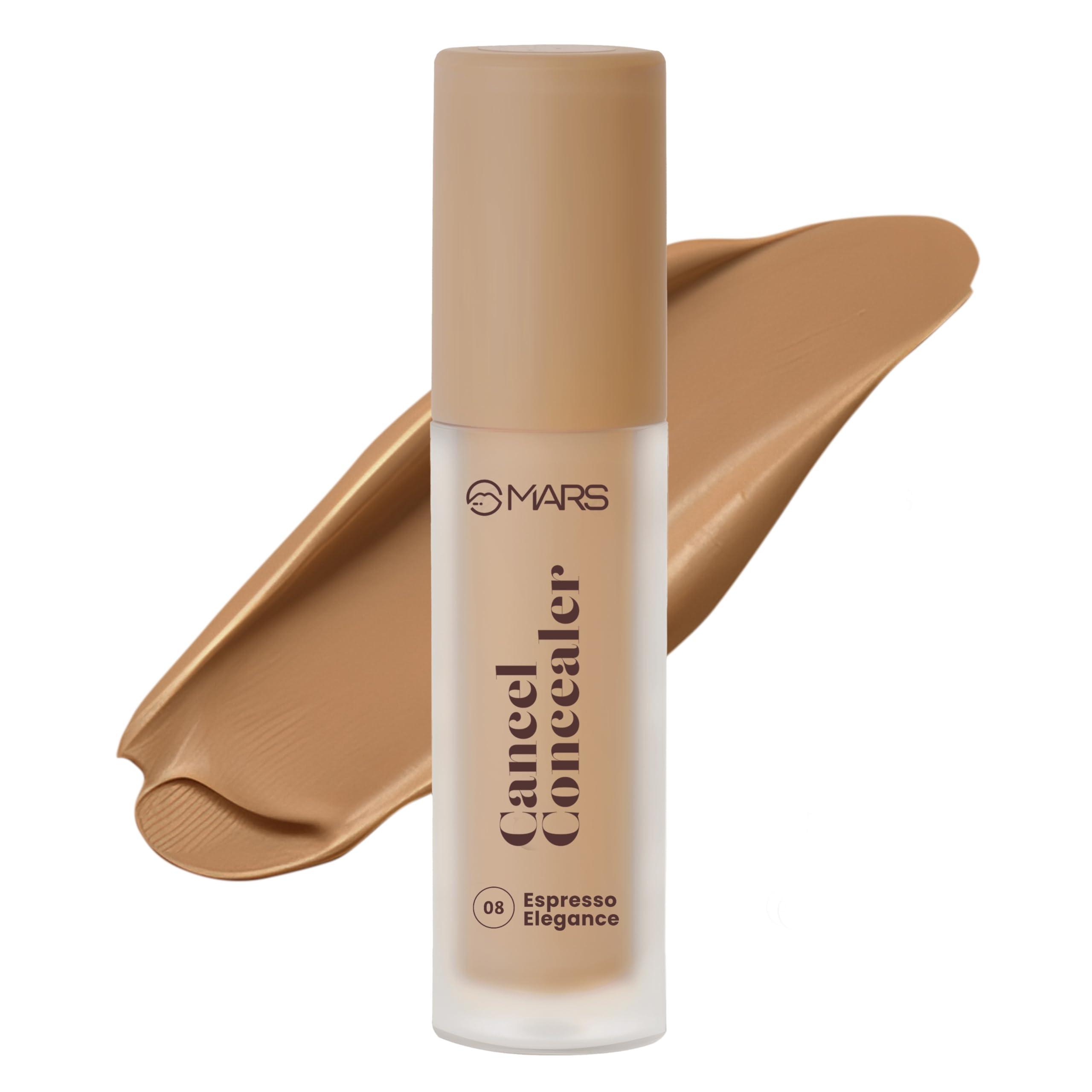 SPF50 PA++++ Cancel Concealer with Radiant Natural Finish (6.0 ml) (08-ESPRESSO ELEGANCE) | Lightweight | Medium to High Coverage | Long-Lasting & Multi-Purpose | Crease Resistant