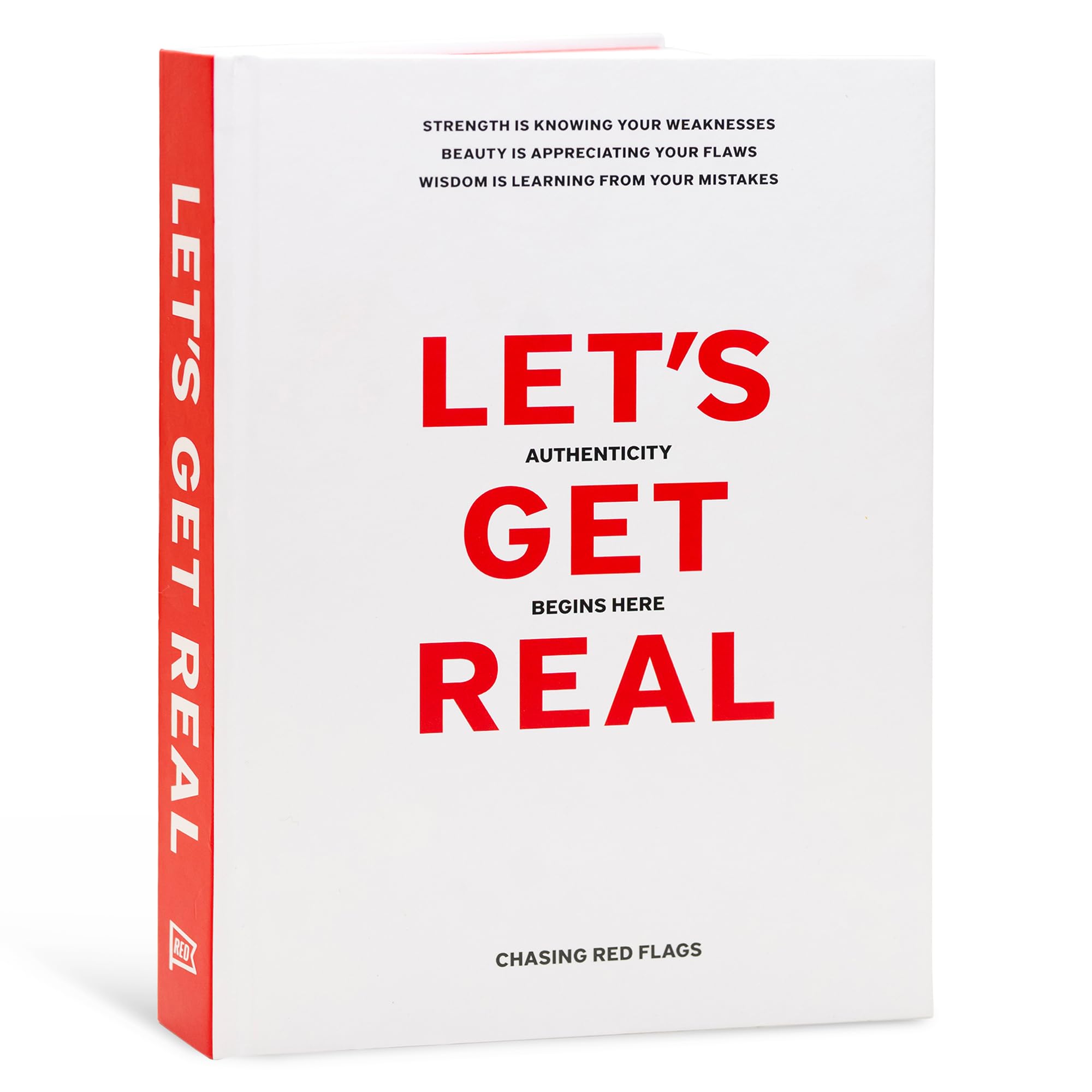 Let’s Get Real Guided Journal, Therapist Approved Self-Care Workbook, 240 Undated Prompts for Reflection, Growth, Gratitude, Mindfulness, Coloring