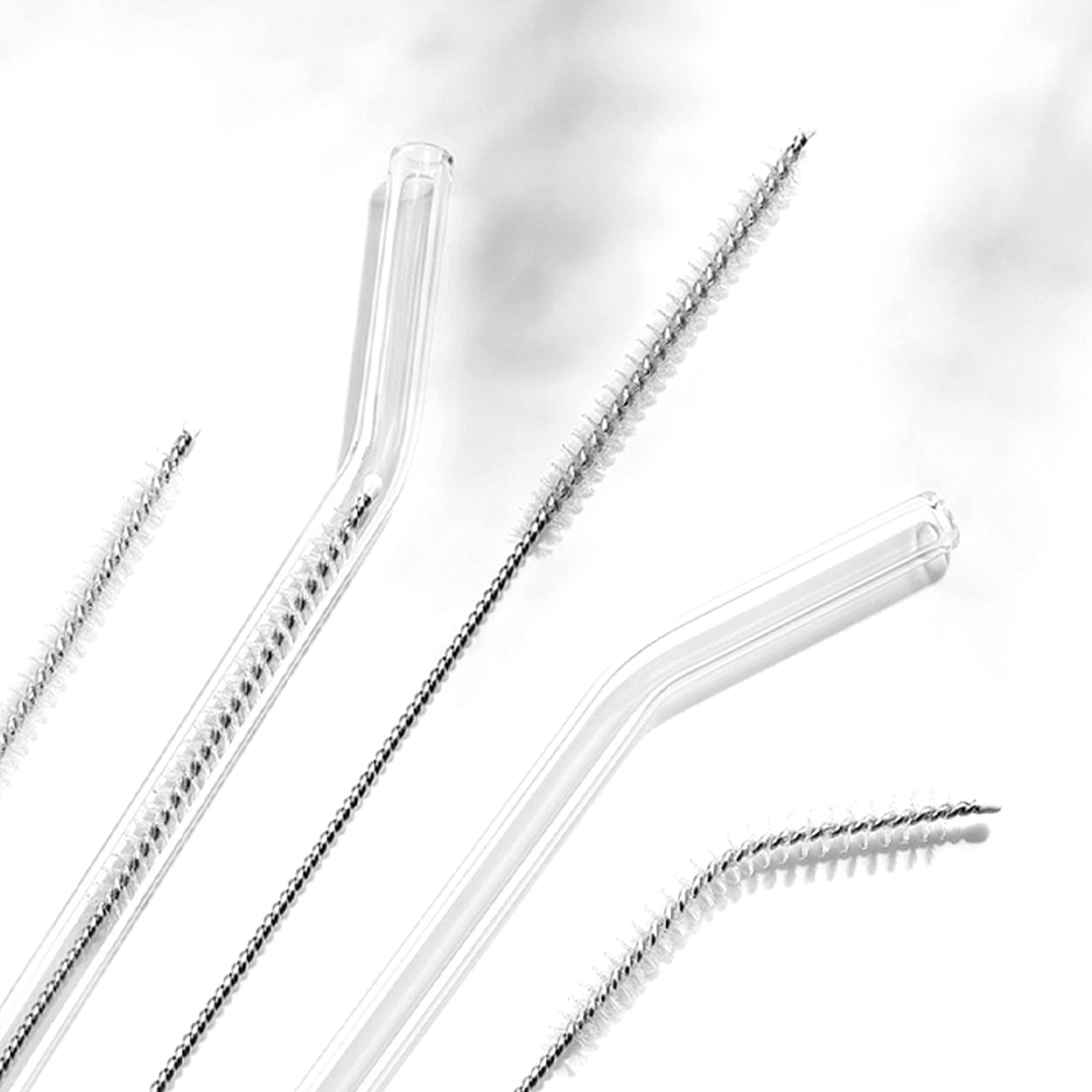 Confezione da 4 spazzole per tubi flessibili da 100 cm, spazzole di pulizia extra lunghe e sottili, adatte per tubi,bottiglie e cannucce