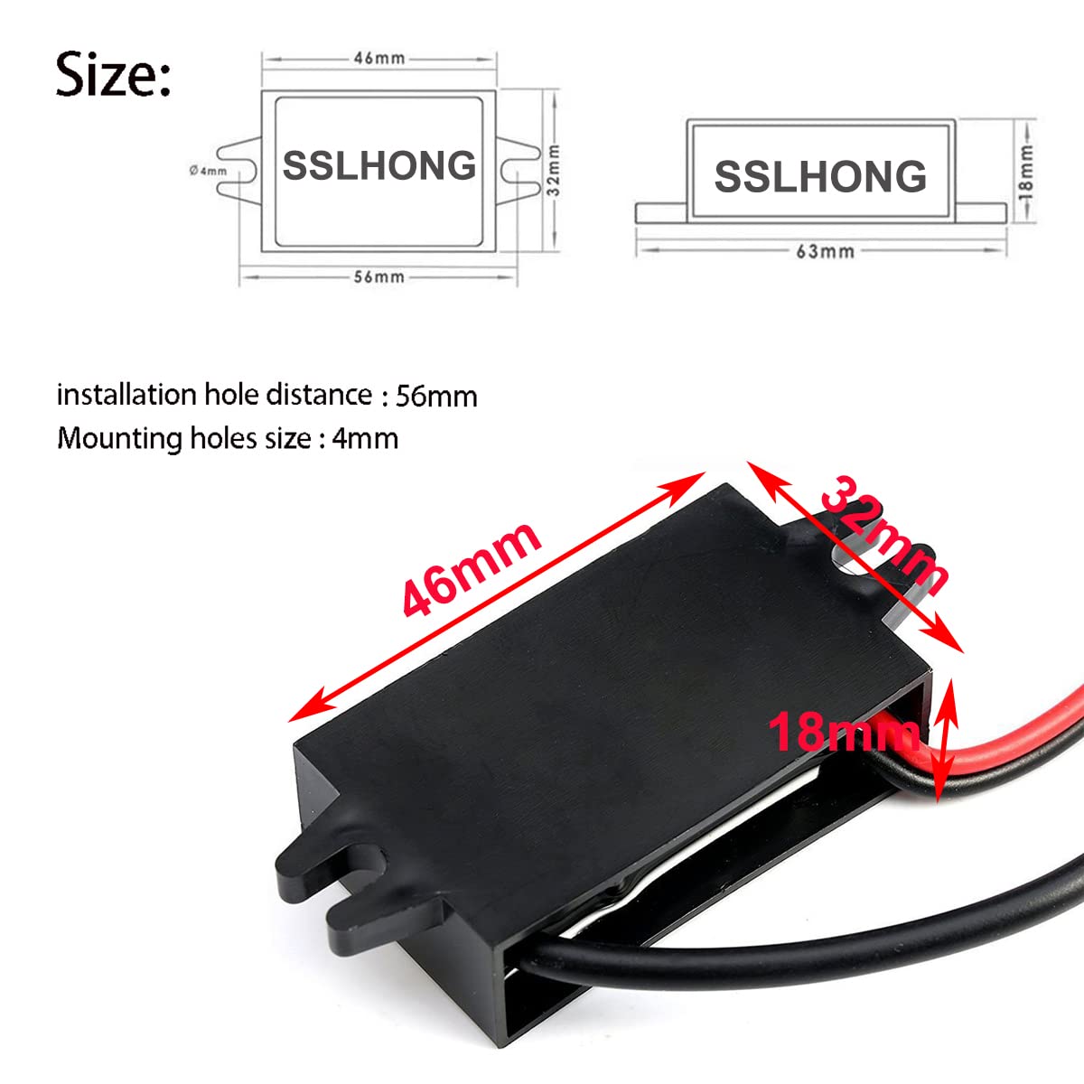 DC-DC Buck,Power Supply Module LM2596 DC Buck Converter 5V-36V To 1.25 - View #8