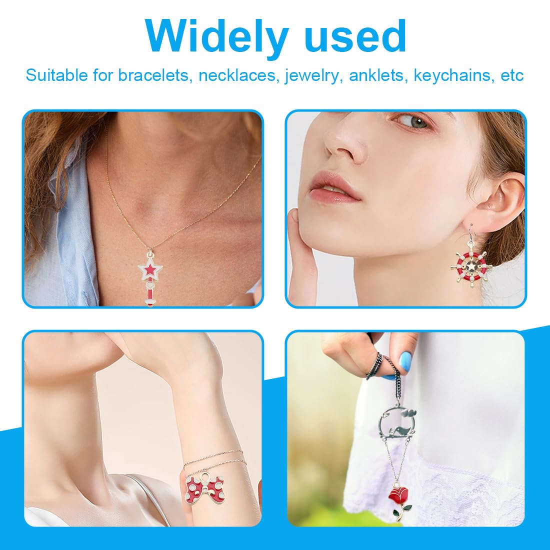 Lot De 20 Charms En Émail Pour Création Bijoux - Breloques Bracelet DIY, Fait Main