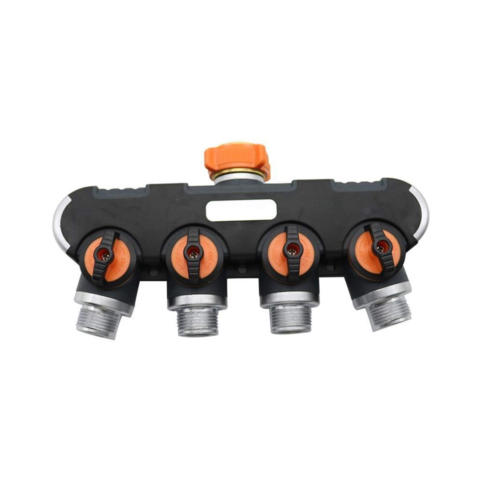 Garden Plumbing 1Pc 3/4 Inch Female Thead to Male Thread 4 Way Garden Water Hose Splitters with Valve Agriculture Irrigation Pipe Faucet Fitting