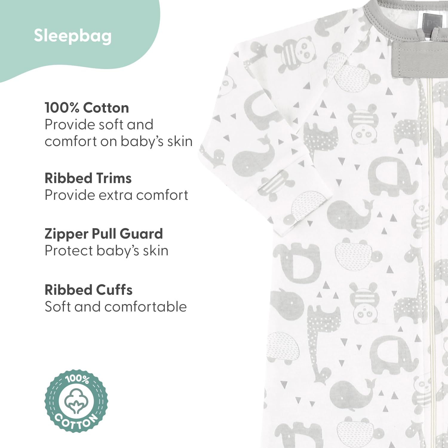 The Peanutshell Newborn Essentials - Juego de canastilla para bebés, niños o niñas, color gris, pequeño, gris, S