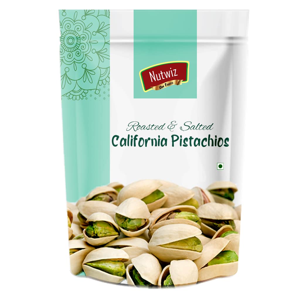 Nutwiz Premium Pistachios (Roasted Salted Pistachios/Pista, 250g)