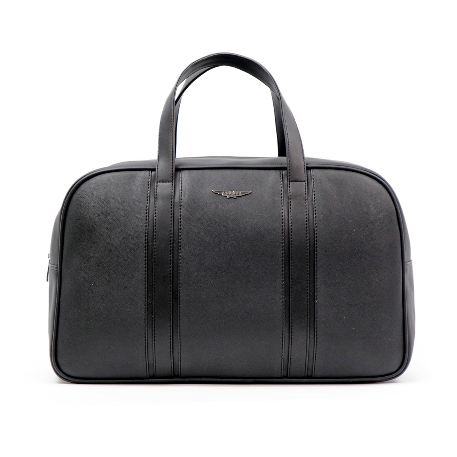 Unisex Duffle Bag | 35L Premium PU Leather Weekender Bag with Durable Handles | Gym, Travel, Office & Short Trips-image-41