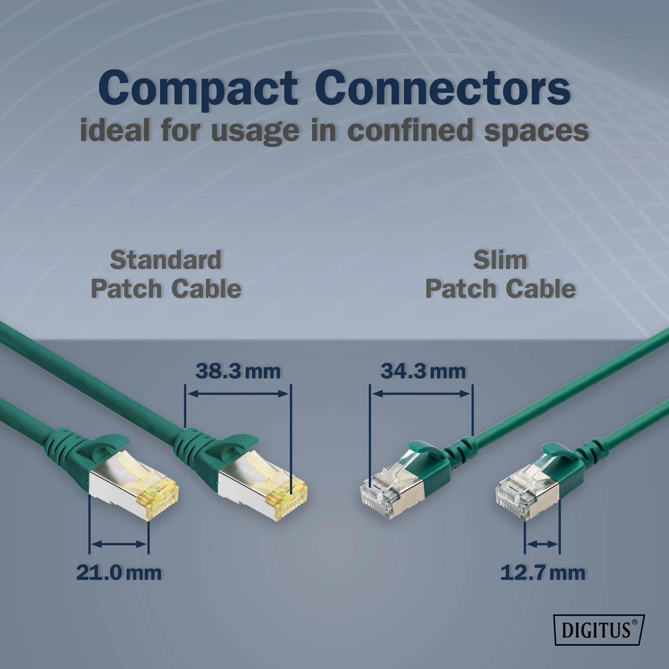 DIGITUS Câble LAN Cat 6A – 5 m – 10 pièces – Slim – F/FTP – Vert | 10 Gbit/s – Blindé – PoE+ – AWG 32/7 – LSZH – Câble réseau RJ45 – Compatible Cat 6 et Cat 7