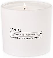 Vista 51 de Conceptos Urbanos de DECOCANDLES - Coco de la Isla - Vela de soya altamente perfumada - Larga duración - vertida a mano en Estados Unidos