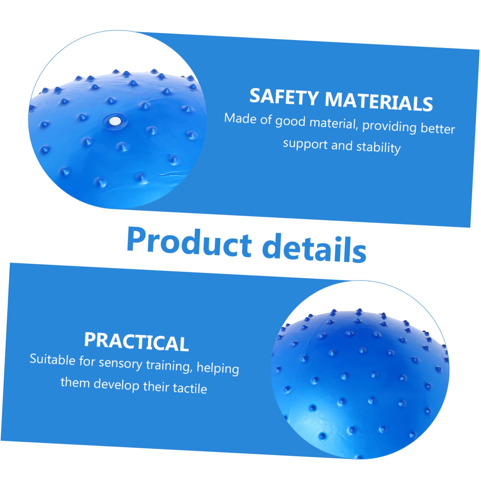 Hohopeti Thorn Ball Yoga Massage Ball Yoga Ball Wilbarger Method Ball Sensory Room Equipment Ball Pool Ball Bouncy Occupational Ball 6cm Balls Fitness Bouncy Ball Elastic PVC