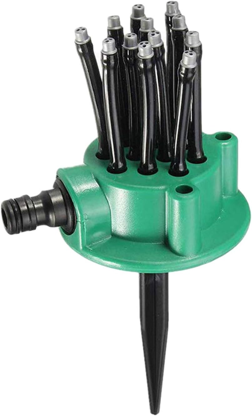 Gardening Irrigation Dripper 1 Set of 360-degree Garden Automatic Multi-Head Lawn Sprinklers, Gardening Tools, Watering Sprinklers, Watering Showers (Color : 16mm Quick Connector)