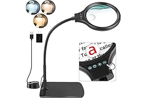 rotekt Lighted Magnifying Glass with Stand