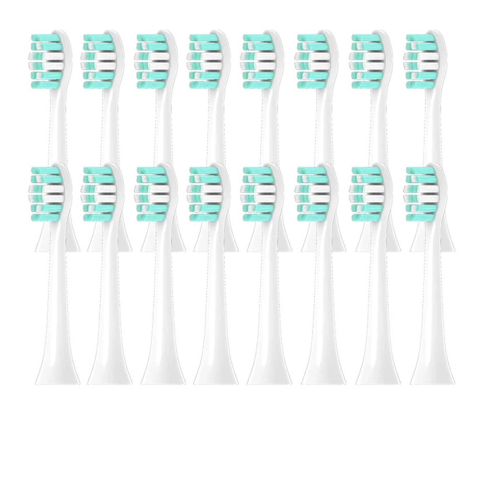 Testine spazzolino, setole morbide, adulti | Opzioni da 2, 8, 16, 20 o 30 pezzi, plastica, portatile(PHILIPS-16pcs)