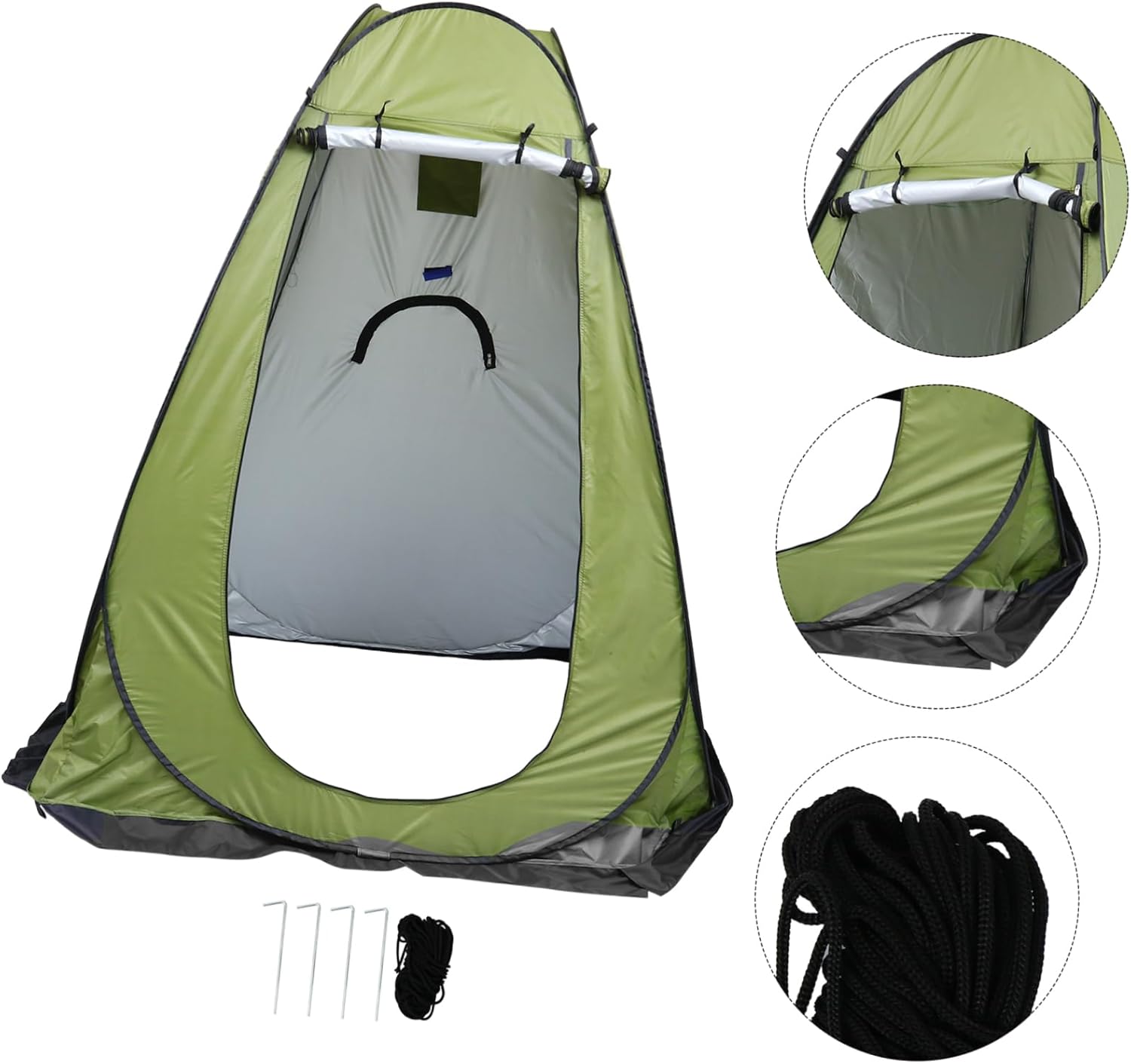 VICASKY Quick- Shower Tent Windproof Camping Tent for Outdoor Portable Dressing Windows