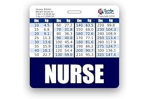 Navy Blue Nurse Badge Card