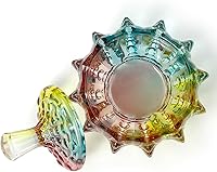 Vista 105 de Colorful Crystal Glass Candy Snack Barrel Storage Jar Embossed Luxury Cookie Buffet Canister With Lids Jewelry Box Jar Biscuit Containers