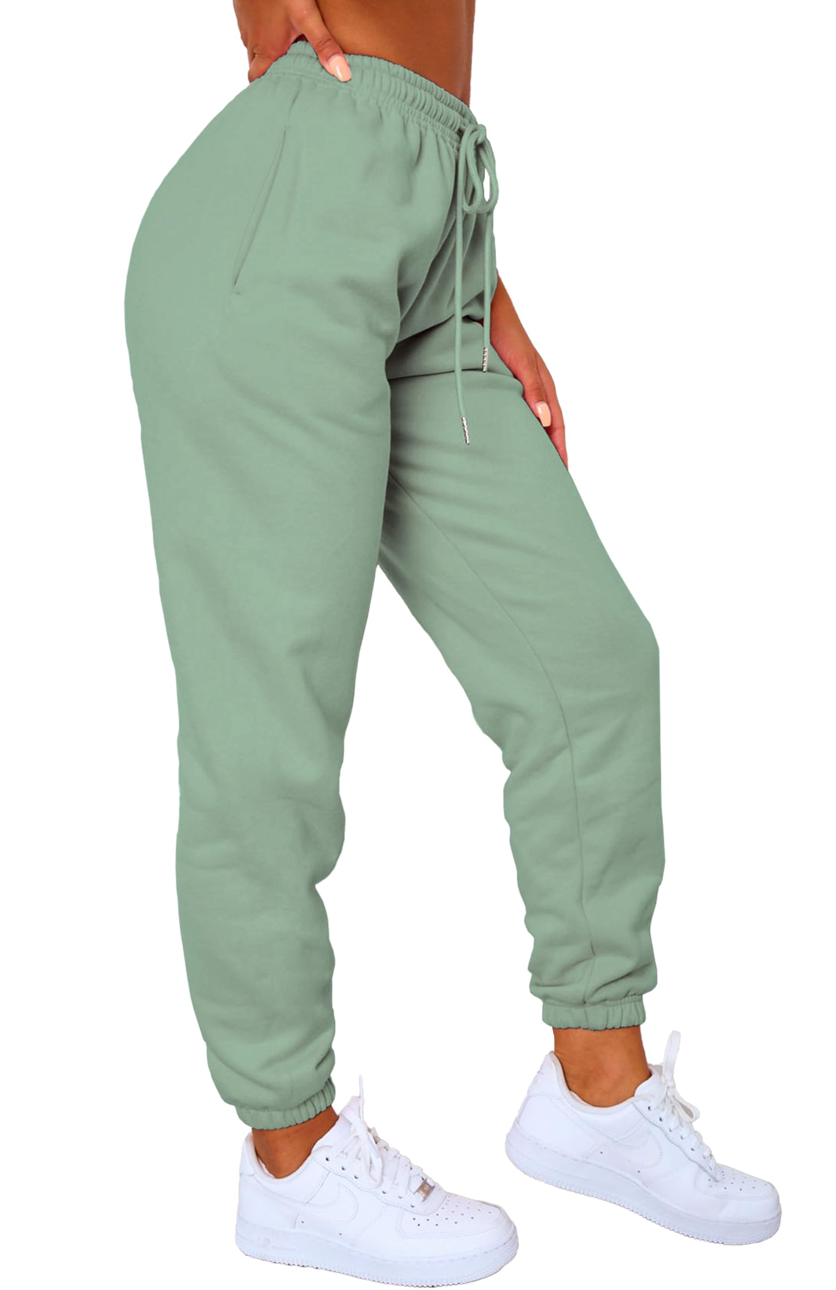 Waitfairy Sweatpants Women - Joggers for Women High Waist Baggy Sweat Pants for Womens Joggers with Pockets