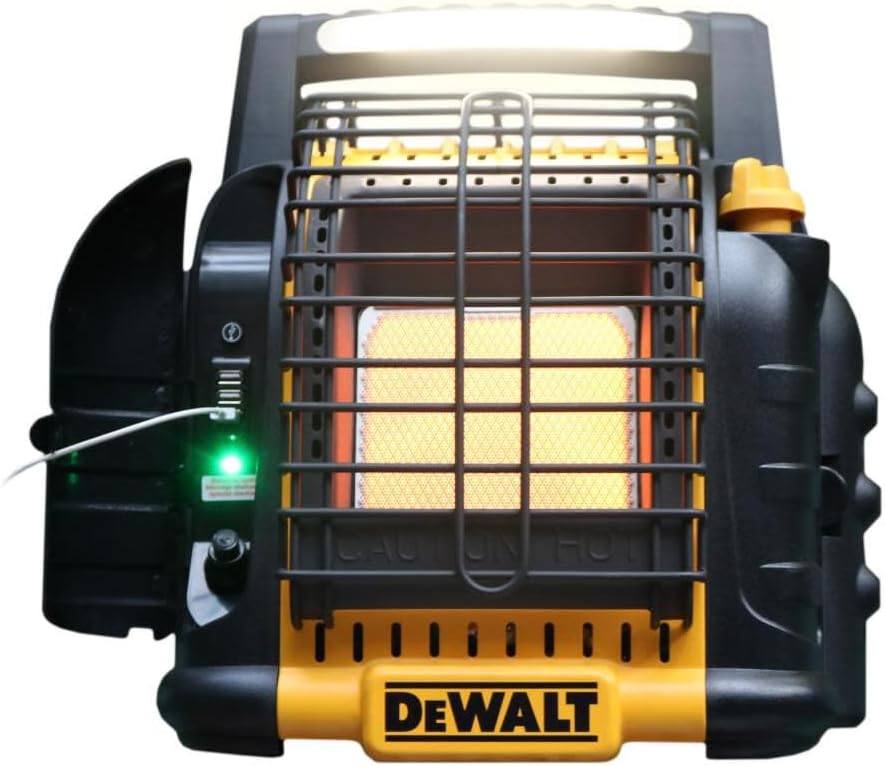 Buddy Heater DeWalt DXH12B 12,000 BTU Portable Propane Radiant