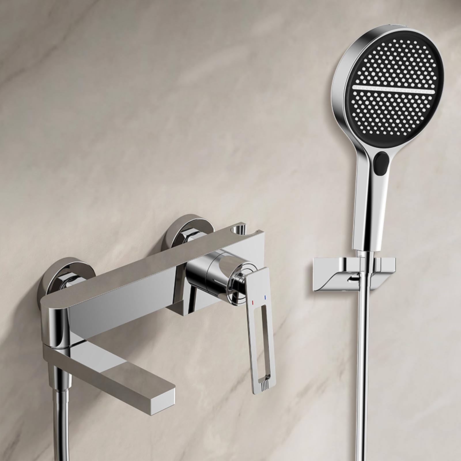 Robinet mitigeur de douche mural pour éliminer les variations de température