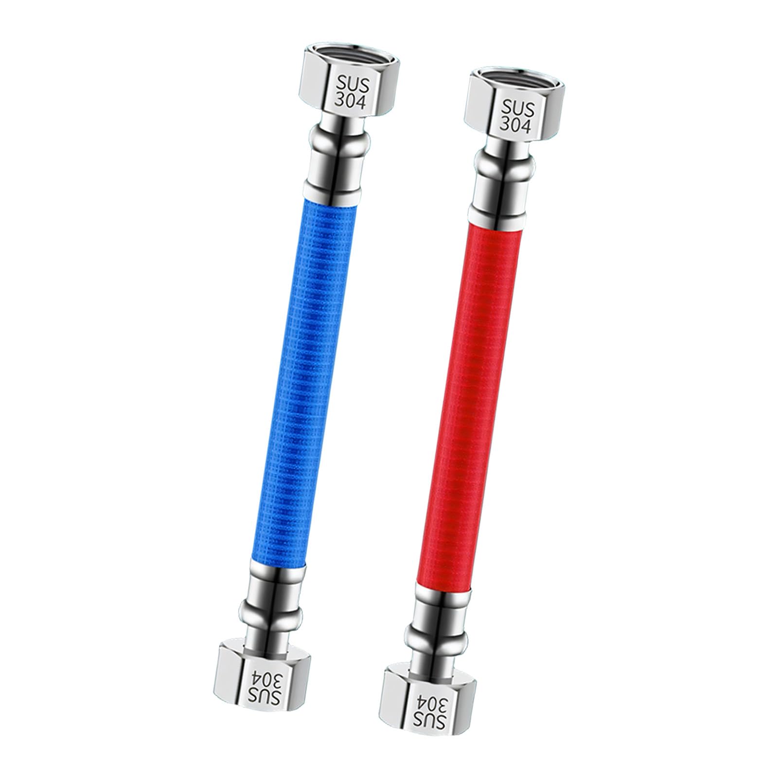 Piceioep Multicolor Of Heavy Duty 304 Stainless Steel Water Heater Hoses 3 4 Inch Fip Threaded Mineral Water Supply Connector