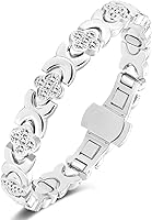 Vista 9 de Jecanori Pulseras de cobre para mujer, pulsera magnética de cobre puro