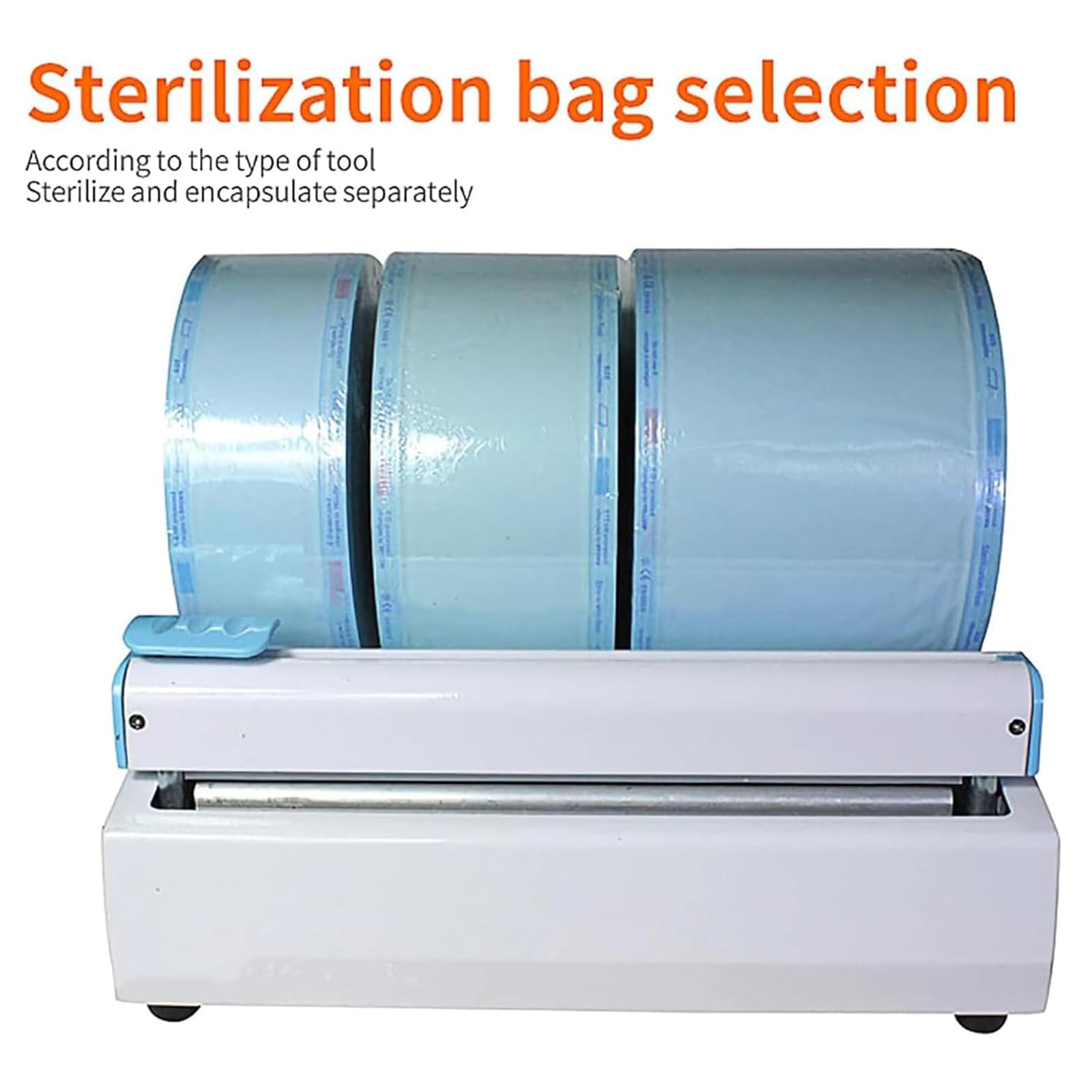 MObyat Machine De Scellage Dentaire, Machine De Scellage De Sacs Thermiques Continus, Largeur D'indentation 10 Mm/Largeur Scellage 300 Mm/température Réglable 300 ℃, pour Clinique, Hôpital