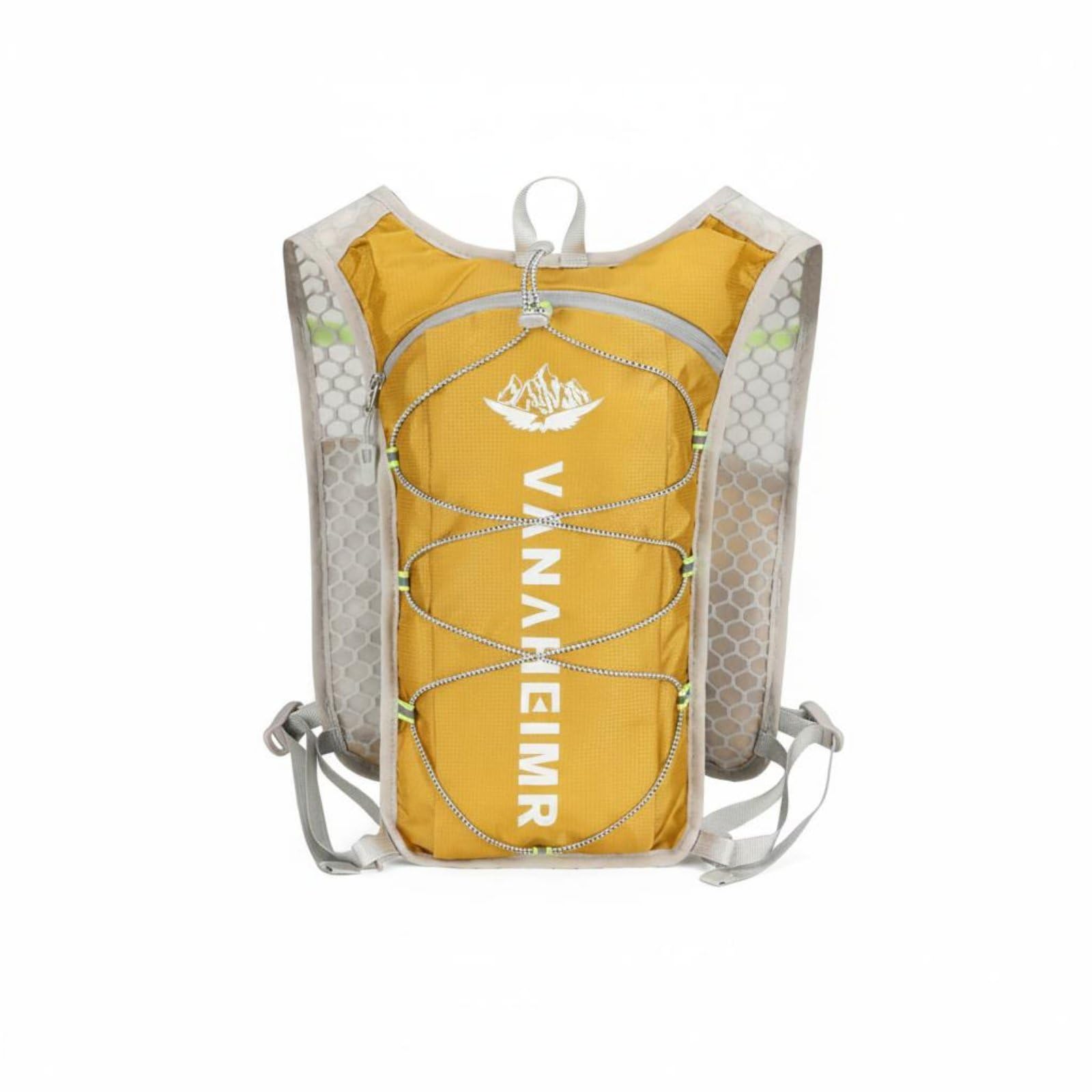 Trail Running Vest Pack Waterproof Cycling Hydration Vest Breathable Hydration Backpack for Cyclists, Runners, Hiking, Yellow | Sporting Goods | Outdoor Sports | Camping & Hiking-image-24