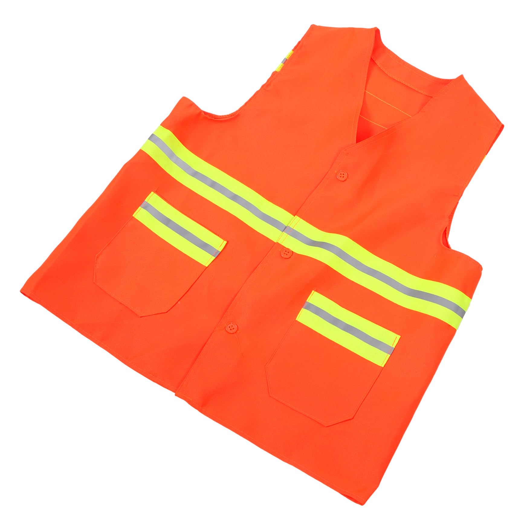 VILLCASE Sanitation Worker Vest Reflective Strips High Visibility Made Fabric for Night Work and Low Light