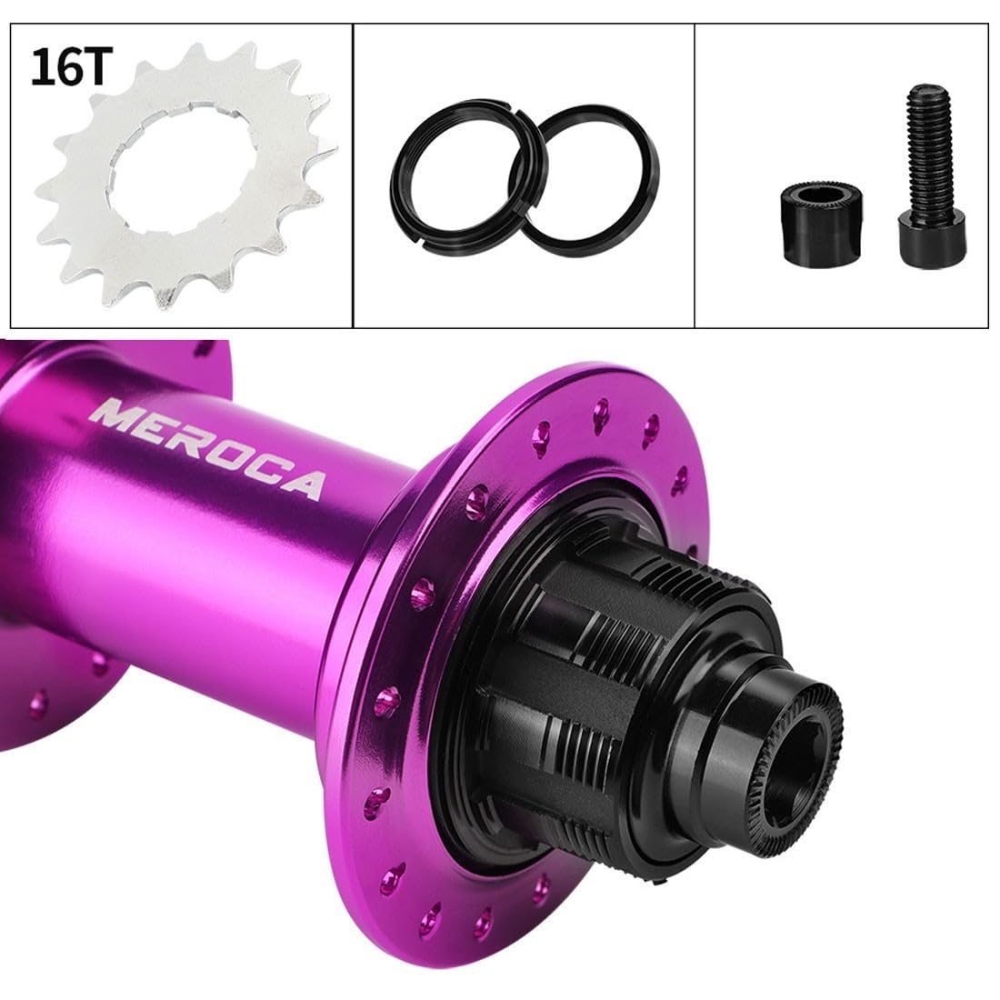 32 Fori Mozzi Per Bici Dirt Jump 16T Velocità Singola Mozzo 100/135mm