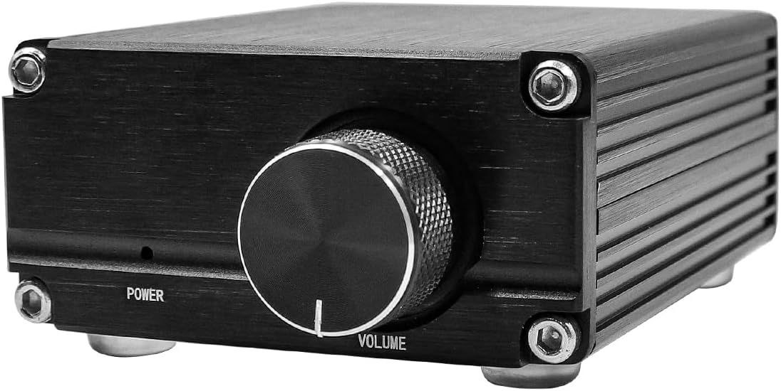 Fosi Audio ZK-1002D Amplificatore Bluetooth 5.0 – 100W X 2, Doppio Chip TPA3116D2, Mini Hi-Fi
