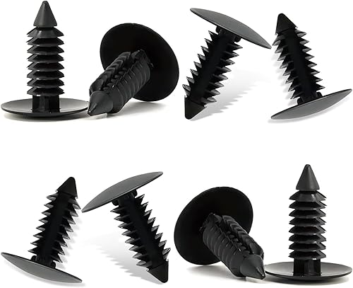 Paquete de 8 tapones para agujeros de matrícula, tapones para parachoques de automóvil, clip para cubierta de orificio de matrícula, hebilla de