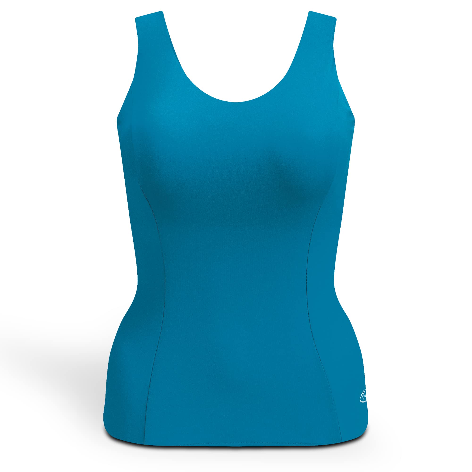 H2O Wear Women's Chlorine Resistant Princess Seam Tankini Swimwear Top