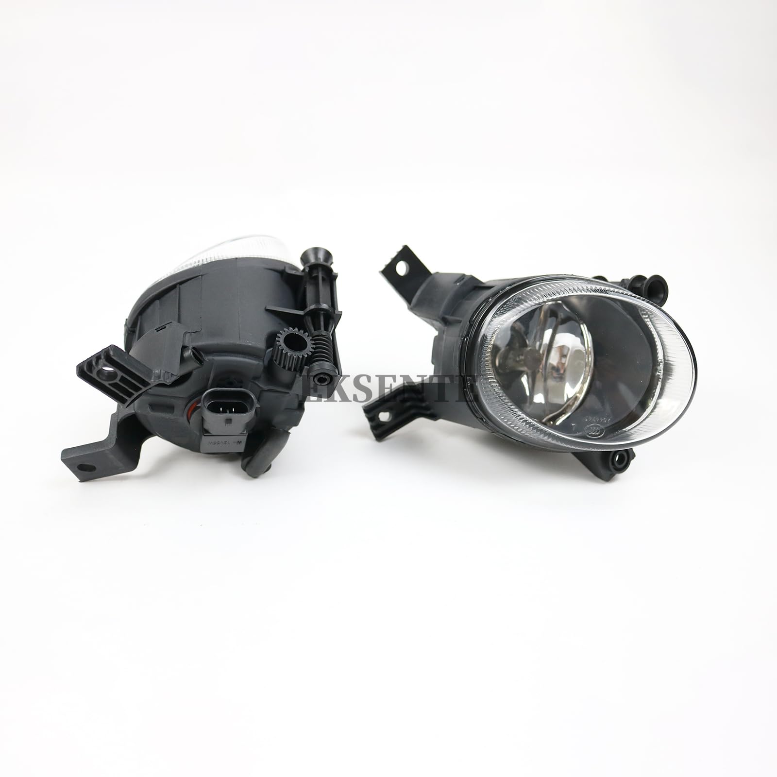 Generic Car Front Fog Light With Halogen Bulbs 8E0941699C 8E0941700C For Audi A4 S4 Avant B7 2005 2006 2007 2008, Black