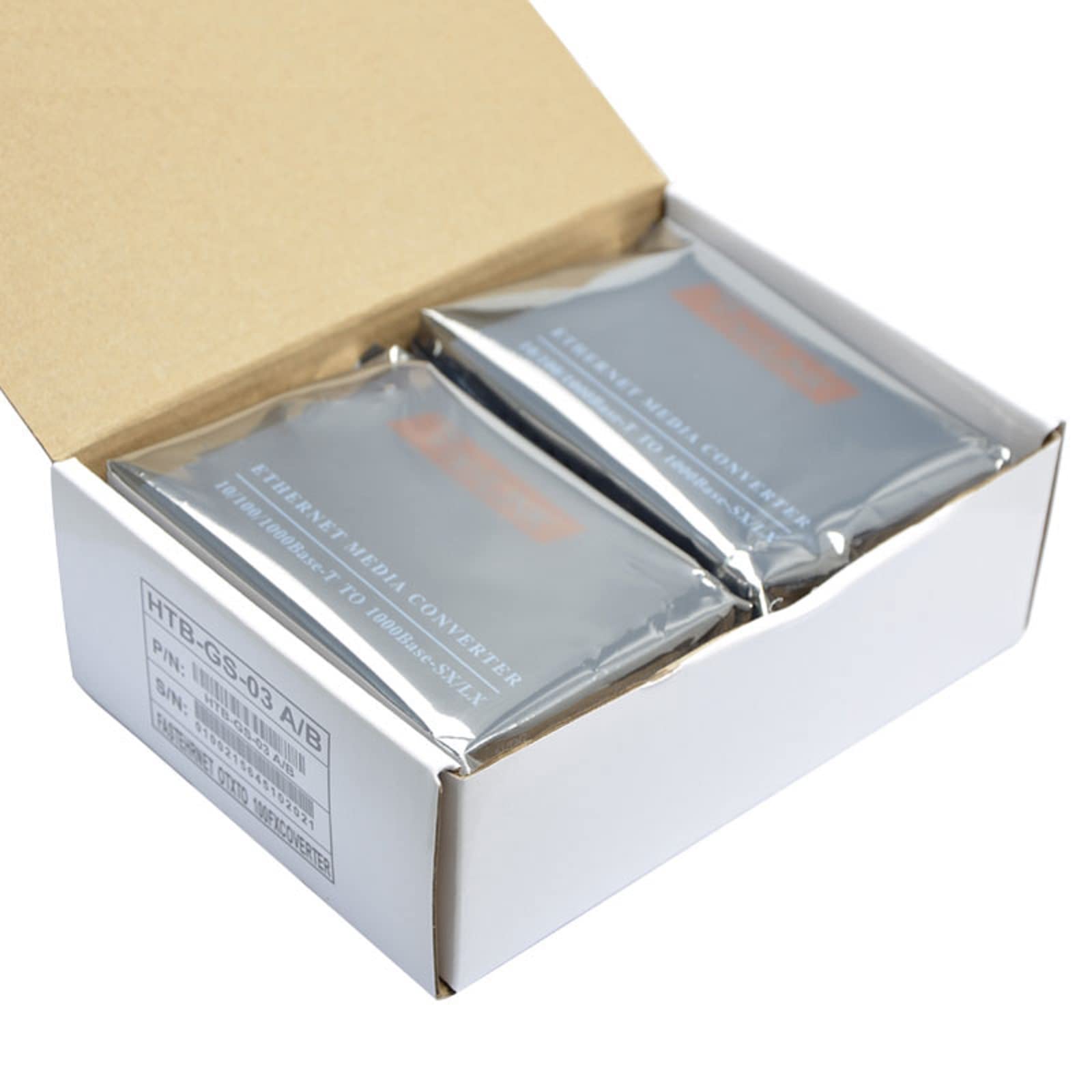 MOUDOAUER Lot de 2 convertisseurs de médias Gigabit Ethernet rapide 1,25 Gbit/s, port SC 10/100 M/1000 M, 3 km vers port RJ45, fibre SC monomode, jusqu'à 3 km