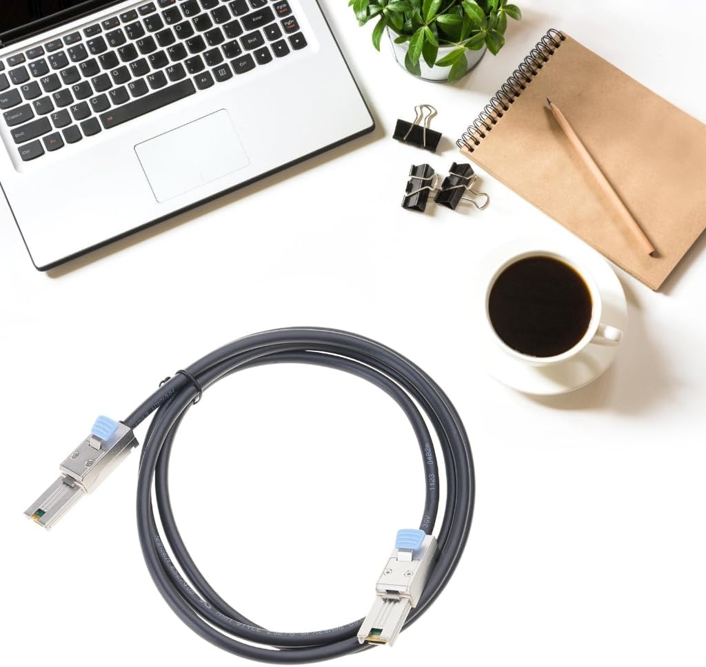 Professional External MiniSAS 26Pin 6G Cable, 2Meter SFF 8088 Connection