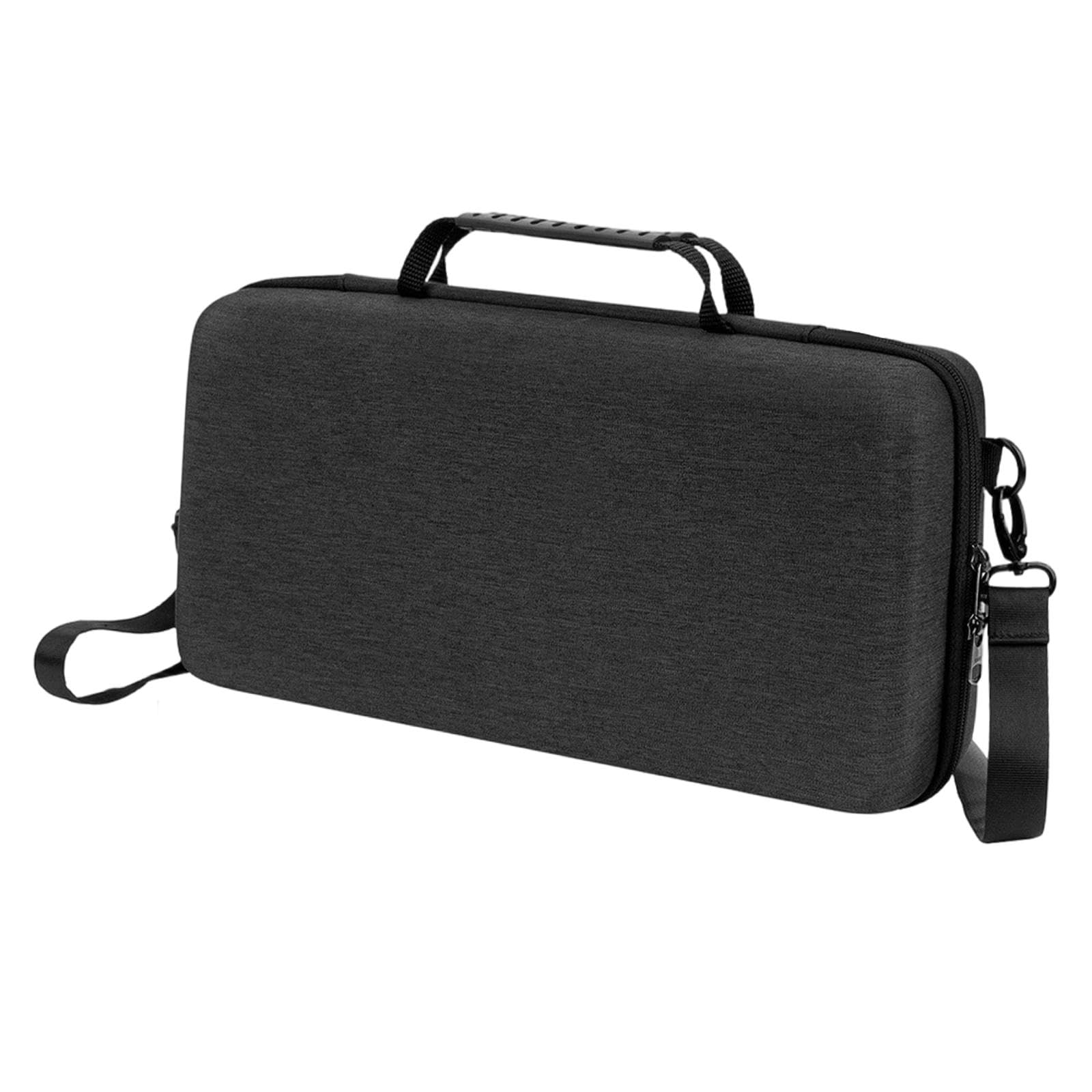 Custodia per Interfaccia Audio, Borsa per Mixer Audio, Maniglia Superiore ad Alte Prestazioni, Robusta Tracolla Regolabile Nera, Custodia per Campionatore, 41 x 20 x 9 Cm