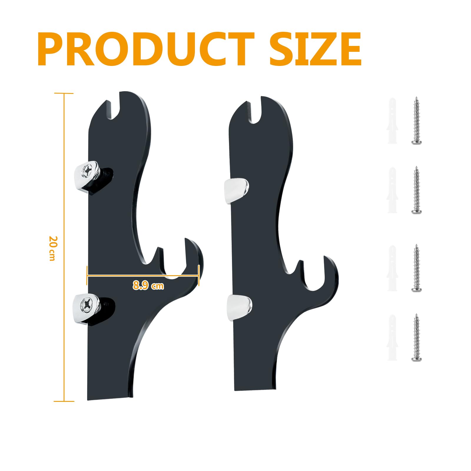 Porta Katana da Muro, Porta Katana, Spade Laser Porta Katana Supporto Muro, Acrilico Supporti Espositore Supporto per Spada Samurai Sword Wakizashi Weapon Rack