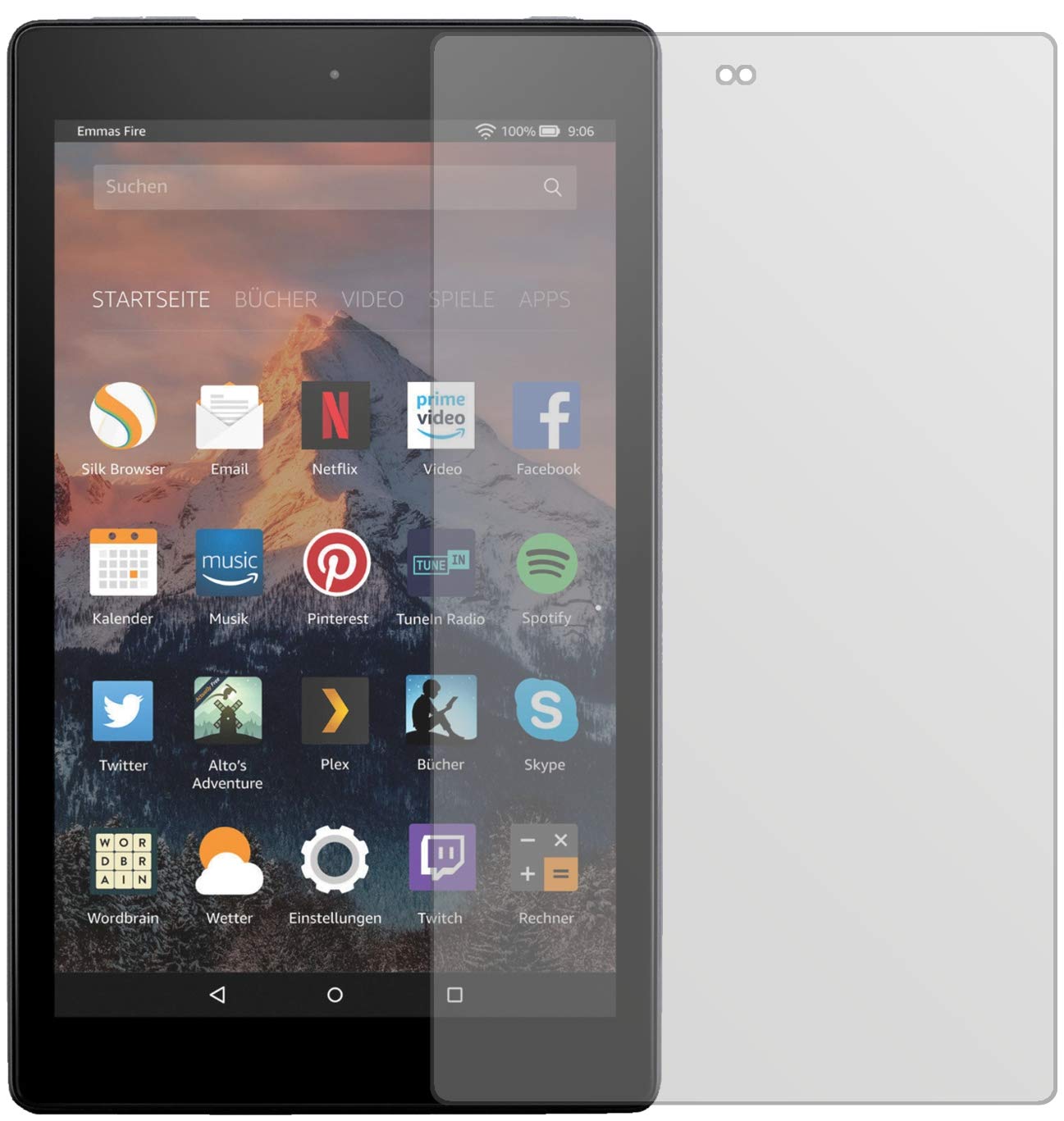2x Pellicola per Amazon Kindle Fire HDX 8.9 Prottetiva Antiriflesso Proteggi