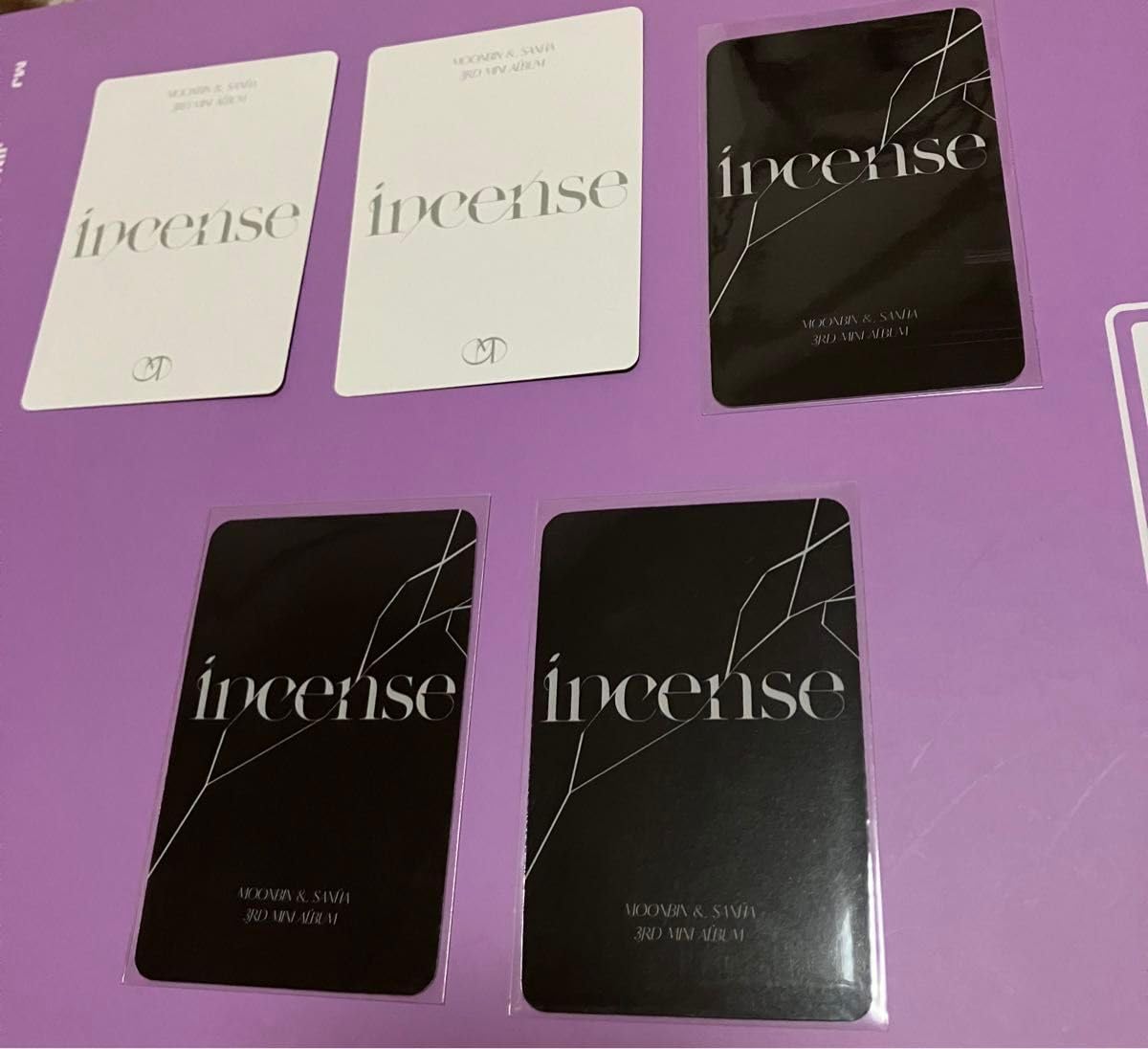 ASTRO トレカ ムンビン INCENSE 特典 ラキドロ タンコン アルバム アストロ ムンビン 全て特典 incense 5種 ラキドロ MOONBIN&SANHA