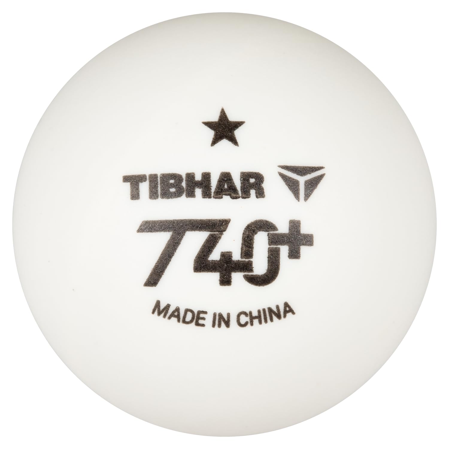Tibhar Lot de 100 balles de tennis de table T40+ - Blanc - Ballon d'entraînement de qualité supérieure en plastique ABS