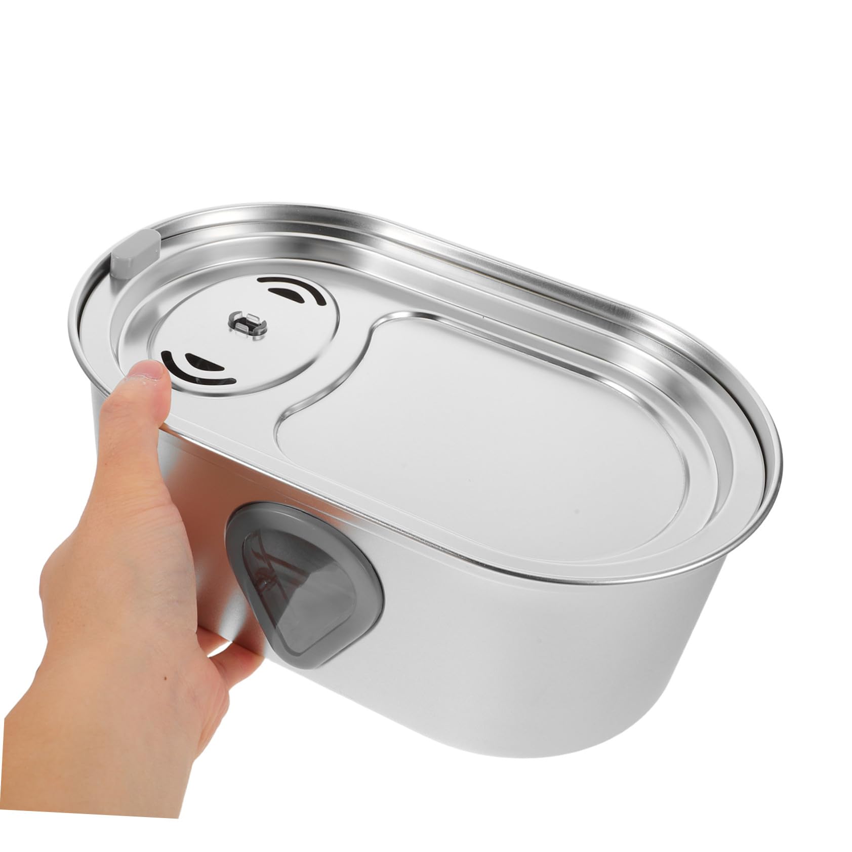 SHINEOFI Fuente De Agua Automática para Mascotas Bebedero De Acero Inoxidable De Interiores para Perros y Gatos Pequeños Dispensador De Agua Recarga Automática por USB